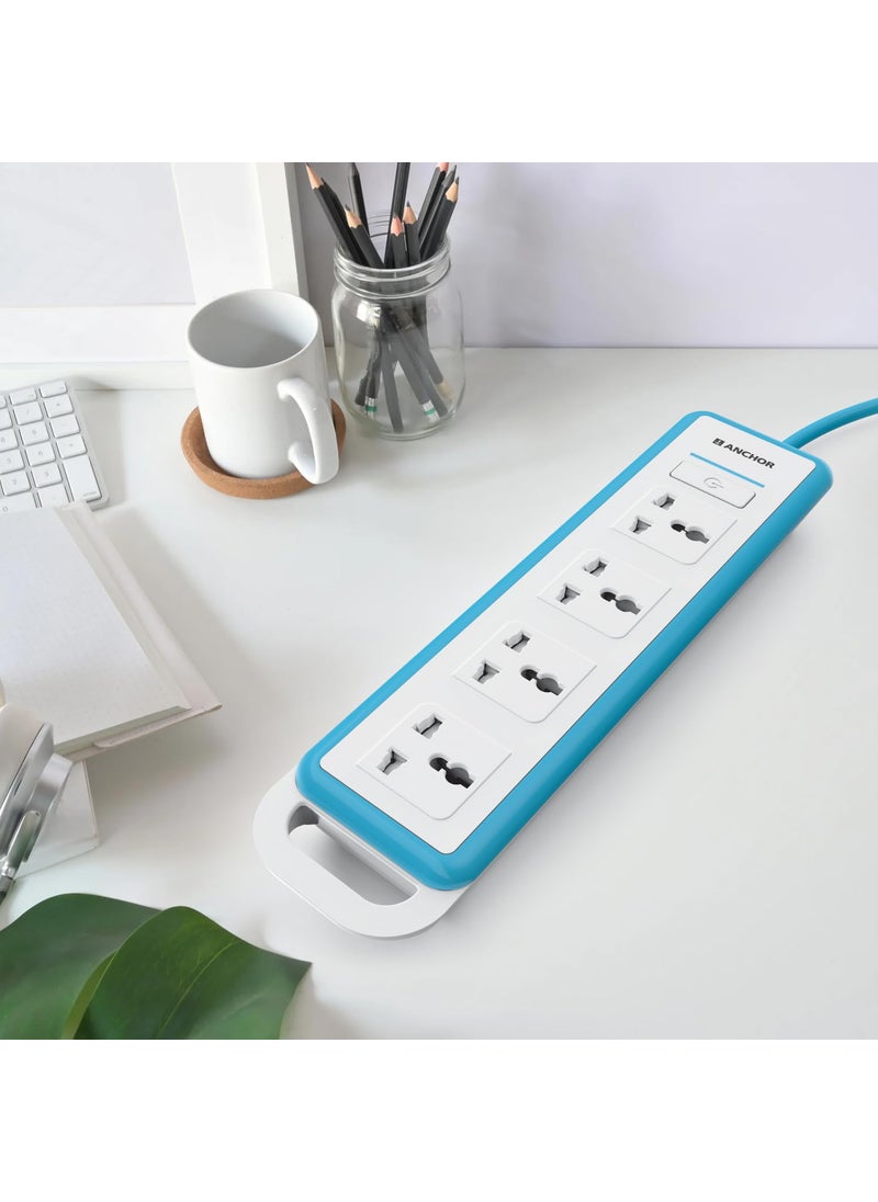 Anchor Anchor by Panasonic 16A 4 Socket Extension Board 1 Universal Socket and 3 Standard Socket Extension Board with 15 Mtr Extension Cord 4Multi Plug Socket for Home Wall Office 22067  - Image 3