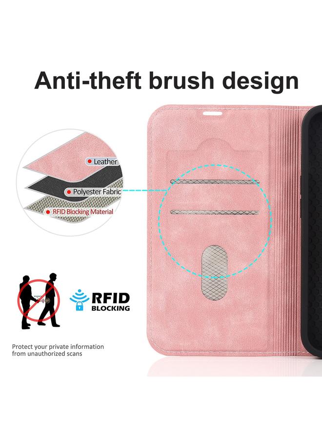 S-TOP Case For iPhone 14 Plus Wireless Charging Magsafe Leather Phone Case - Image 5