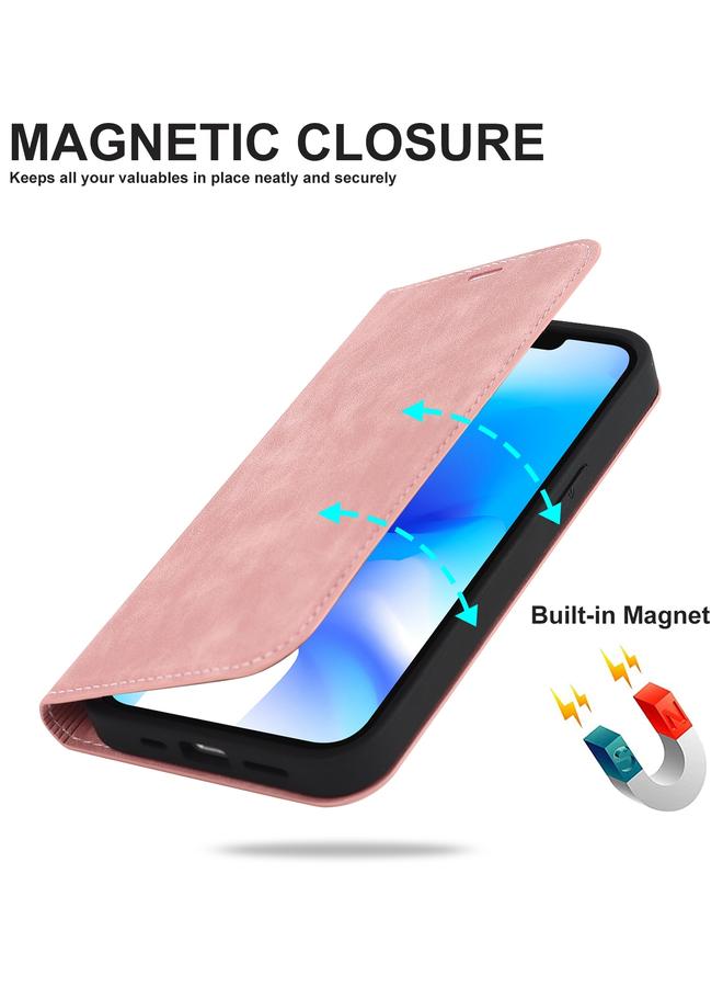 S-TOP Case For iPhone 14 Plus Wireless Charging Magsafe Leather Phone Case - Image 2