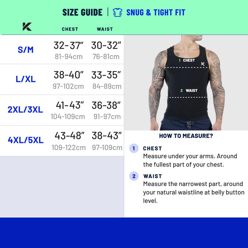 Kewlioo Men's Heat Trapping Pullover Sweat Enhancing Vest - Sauna Suit Shirt Compression Vest Shapewear Top for Gym Exercise Black - Image 5