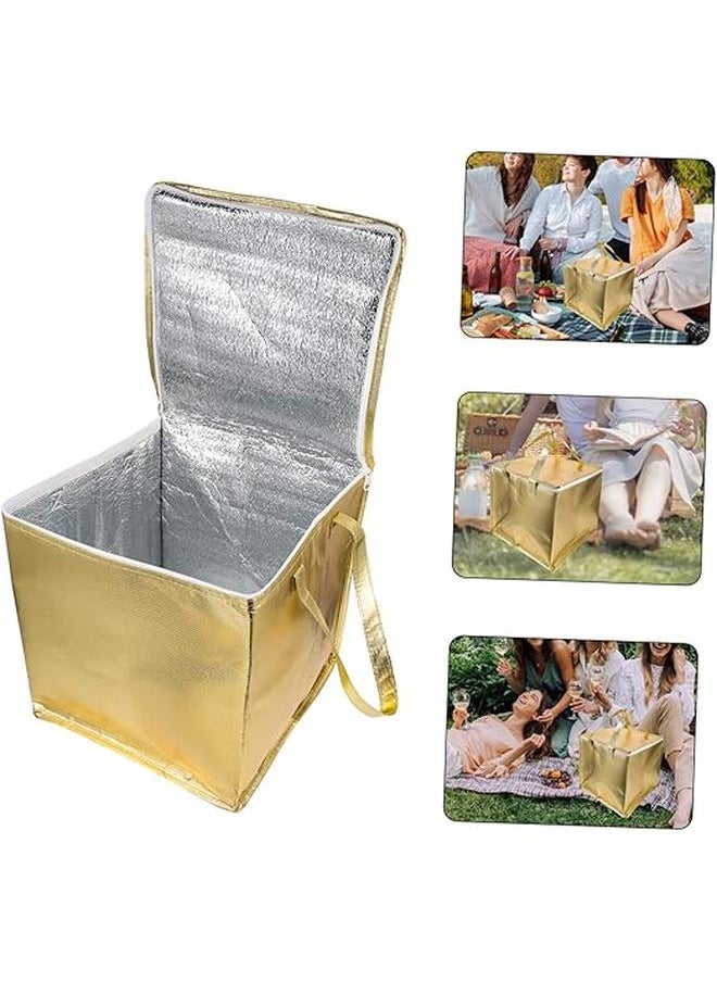 Generic - 1PC Insulated Lunch Bag with Handles, Thermal Portable Bag for Camping, Picnic, and Food Storage - Image 1