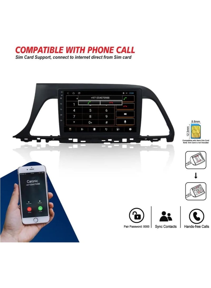 Winca Car Stereo Screen For Hyundai Sonata 2015-2017 Ram 1GB Rom 16GB Auto radio GPS Navigation Head Unit Android Touchscreen Monitor - Image 3