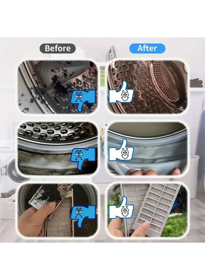 3pcs Washing Machine Cleaning Brush Set With Bendable And Flexible Design Deep Cleaning Scrub Attachments Heavy Duty PP And Steel Construction For Front Load Washers Dishwasher Oven Stove Bathroom Kitchen - Image 5