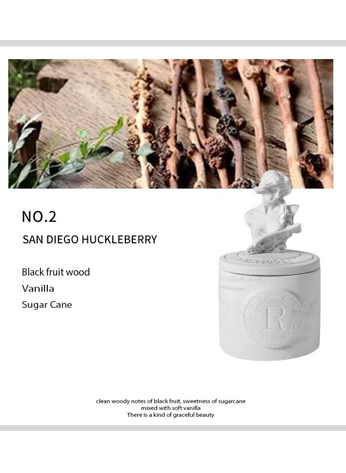 سان دييغو هاكل بيري شمعة معطرة مع إغلاق علوي ومظهر فاخر حديث