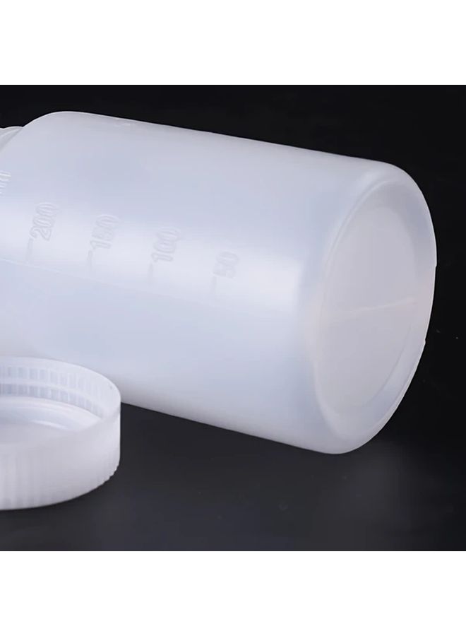 2Pcs 250ml PE Squeeze Bottles Wide Mouth Leak Proof Lid Durable Reagent Storage Container - Image 3