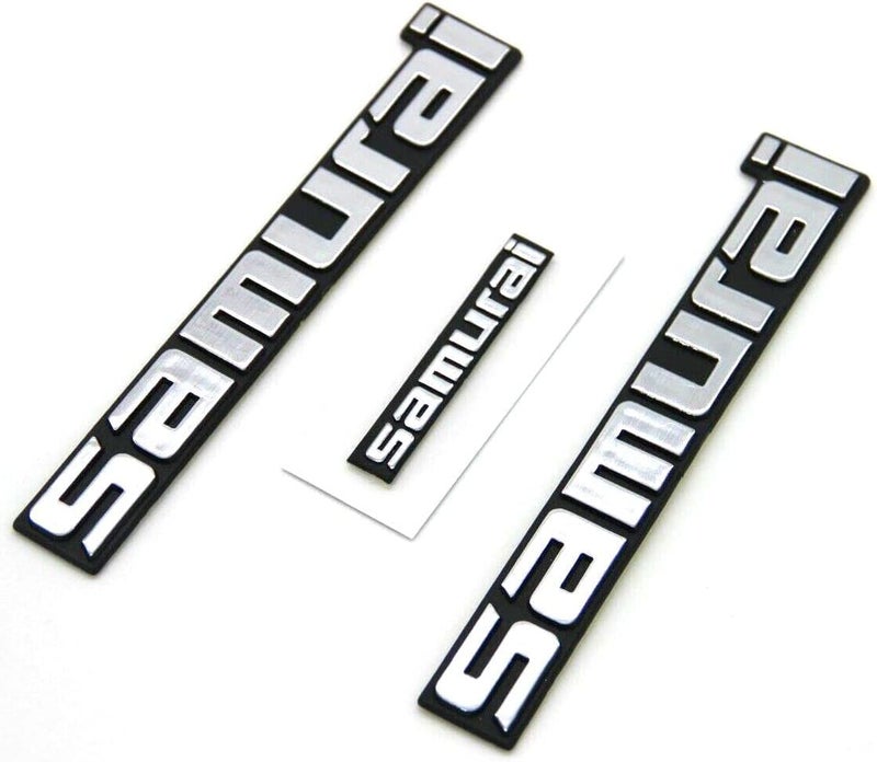Legion Part Store Aftermarket Suzuki Samurai Side and Dash Emblems 3 PC Set - Image 4