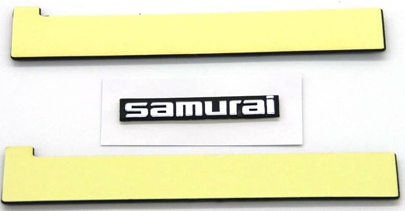 Legion Part Store Aftermarket Suzuki Samurai Side and Dash Emblems 3 PC Set - Image 3