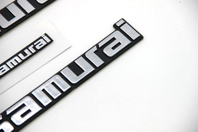 Legion Part Store Aftermarket Suzuki Samurai Side and Dash Emblems 3 PC Set - Image 5