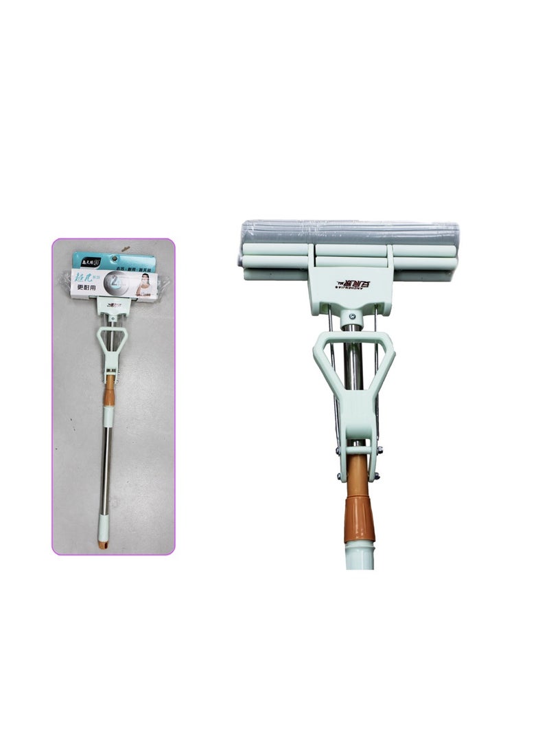 Generic - Swift Gleam 27 Compact Wonder Mop with Sturdy Metal Handle Effortless Cleaning by Generic - Image 1