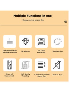 ماكينة خياطة صغيرة مع طاولة تمديد ومجموعة أدوات خياطة، ماكينات خياطة كهربائية صغيرة ذات سرعة مزدوجة، حتى 38 نمط غرزة مدمج - pzsku/Z229BE9F55E7E4831BAE3Z/45/_/1724679796/5a53f5cc-5dd2-41fd-bb9b-85115e8ab3c5