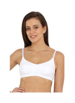 Jockey 1615 Women Wire free Non Padded Super Combed Cotton Elastane Stretch Full Coverage Everyday Bra with Soft Adjustable Straps