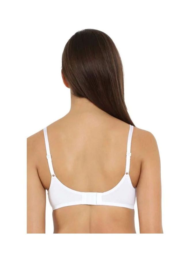 جوكي Jockey 1615 Women Wire free Non Padded Super Combed Cotton Elastane Stretch Full Coverage Everyday Bra with Soft Adjustable Straps