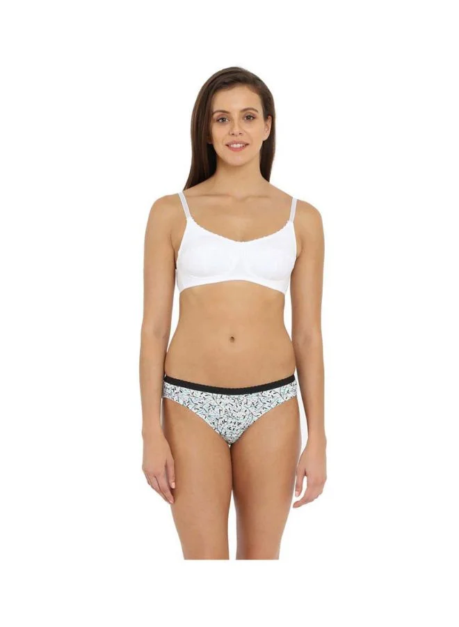 Jockey  1615 Women Wire free Non Padded Super Combed Cotton Elastane Stretch Full Coverage Everyday Bra with Soft Adjustable Straps for Women | Best Price UAE