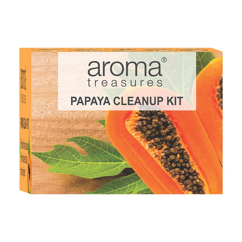 Aroma Treasures combo of Happy Feet Hands mani pedi kit Papaya Cleanup Kit - Image 2