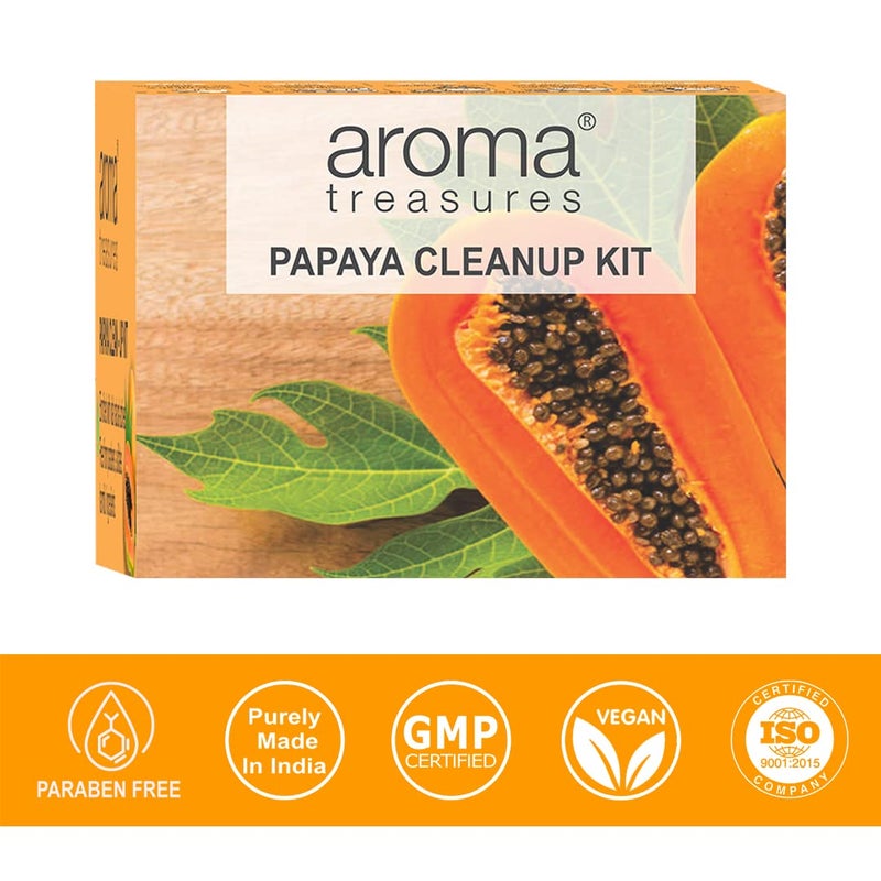 Aroma Treasures combo of Happy Feet Hands mani pedi kit Papaya Cleanup Kit - Image 5