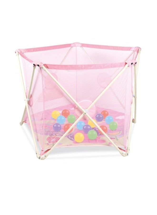 Tiibaby Children Fence , Pink Color , P.Box - Image 1