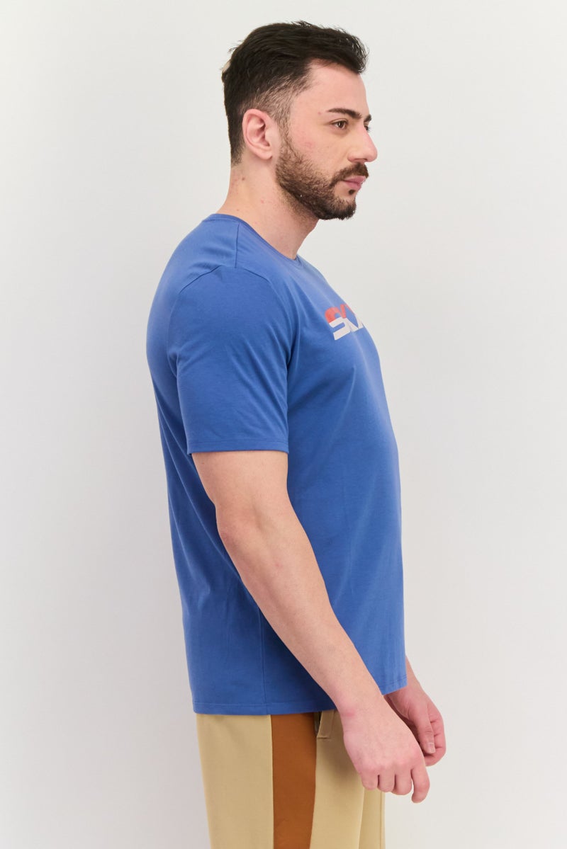 SKECHERS Men Sportswear Fit Short Sleeves Training T-shirt, Blue - Image 2