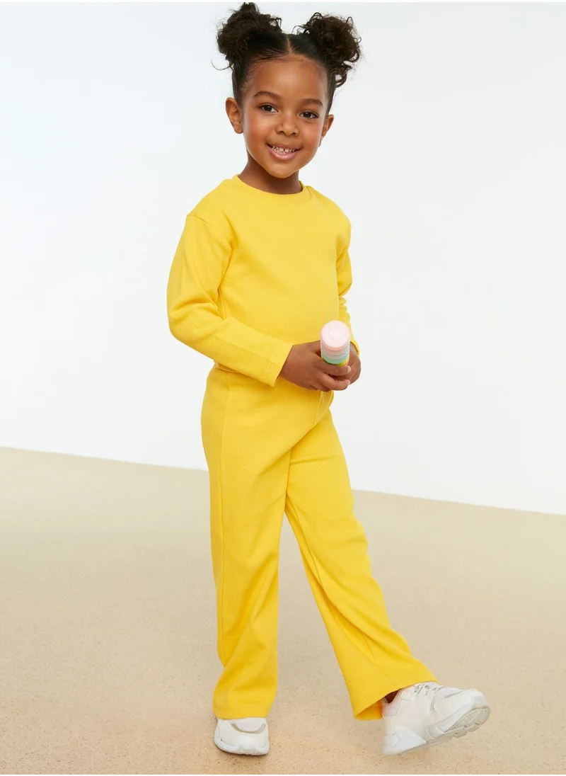 ترينديول Kids Ribbed T-Shirt & Pants Set