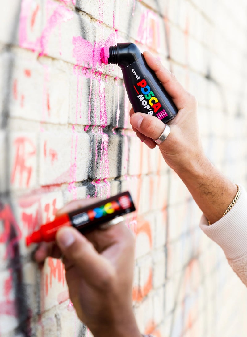 POSCA Mop'r Water Based Permanent Paint Marker Yellow - Image 2