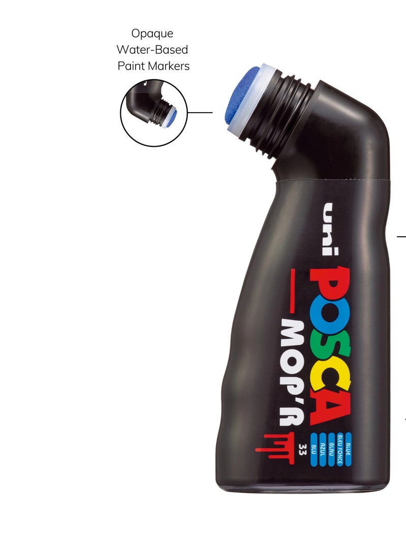 POSCA Mop'r Water Based Permanent Paint Marker Yellow - Image 4