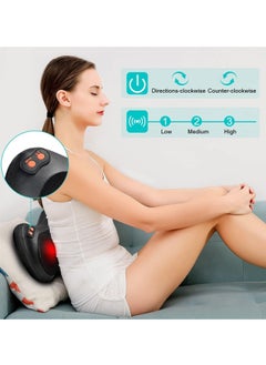 KASTWAVE Shiatsu Neck and Back Massager with Heat - Electric Deep Tissue Kneading Massage Pillow for Shoulder, Back, Leg | Muscle Relief | Ideal Gift for Mom, Dad, Women, Men  - Image 3