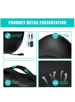 KASTWAVE Shiatsu Neck and Back Massager with Heat - Electric Deep Tissue Kneading Massage Pillow for Shoulder, Back, Leg | Muscle Relief | Ideal Gift for Mom, Dad, Women, Men  - Image 5