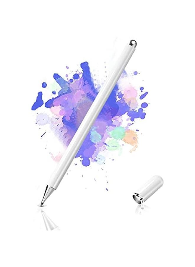 RYNX Stylus Pen for iPad  Stylus Pens for Touch Screens Pive Stylus with Magnetic Cap atible with iPhiPad Tablets and All Pive Touch Screen White)  - Image 1