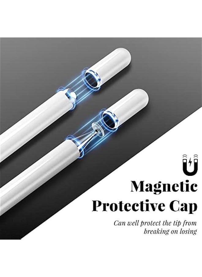 RYNX Stylus Pen for iPad  Stylus Pens for Touch Screens Pive Stylus with Magnetic Cap atible with iPhiPad Tablets and All Pive Touch Screen White)  - Image 4