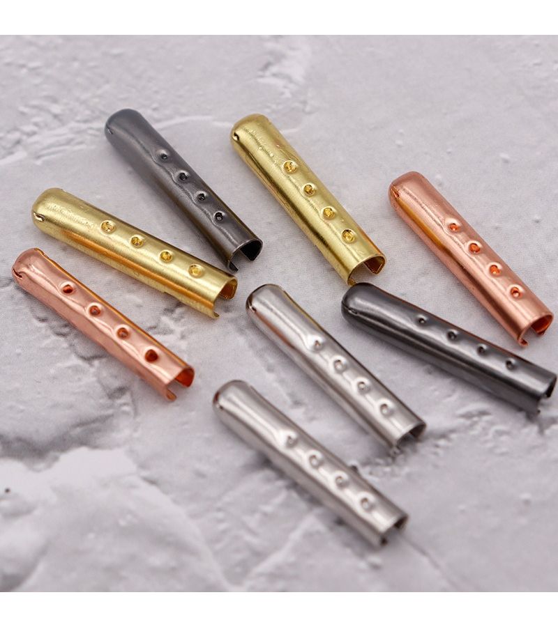 16 Pcs Golden Heavy Duty Metal Shoelace Buckles Secure Fastening Replacement Tips Anti Tangle Design For Shoes Jackets Pants Sweaters Clothing Repair And Assembly - Image 3