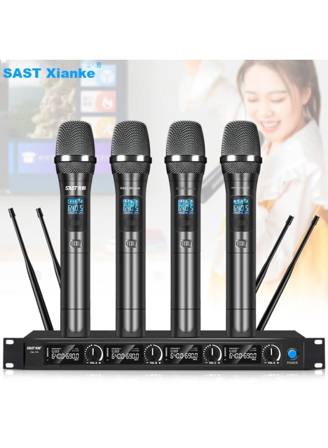 Sast Ok-29 Wireless Microphone, Teaching And Conference U-segment Microphone, Engineering Lecture Dynamic Microphone, Conference Room One-to Upgraded Version, Handheld * Goose Neck *2 - Image 2