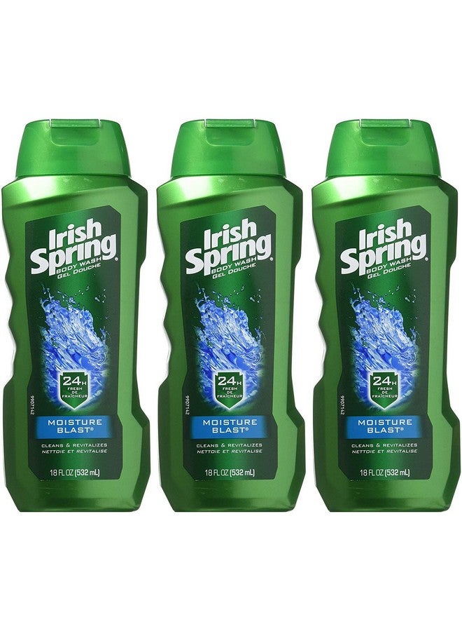 Irish Spring Body Wash Moisture Blast 18 Oz (Pack Of 3) - Image 1