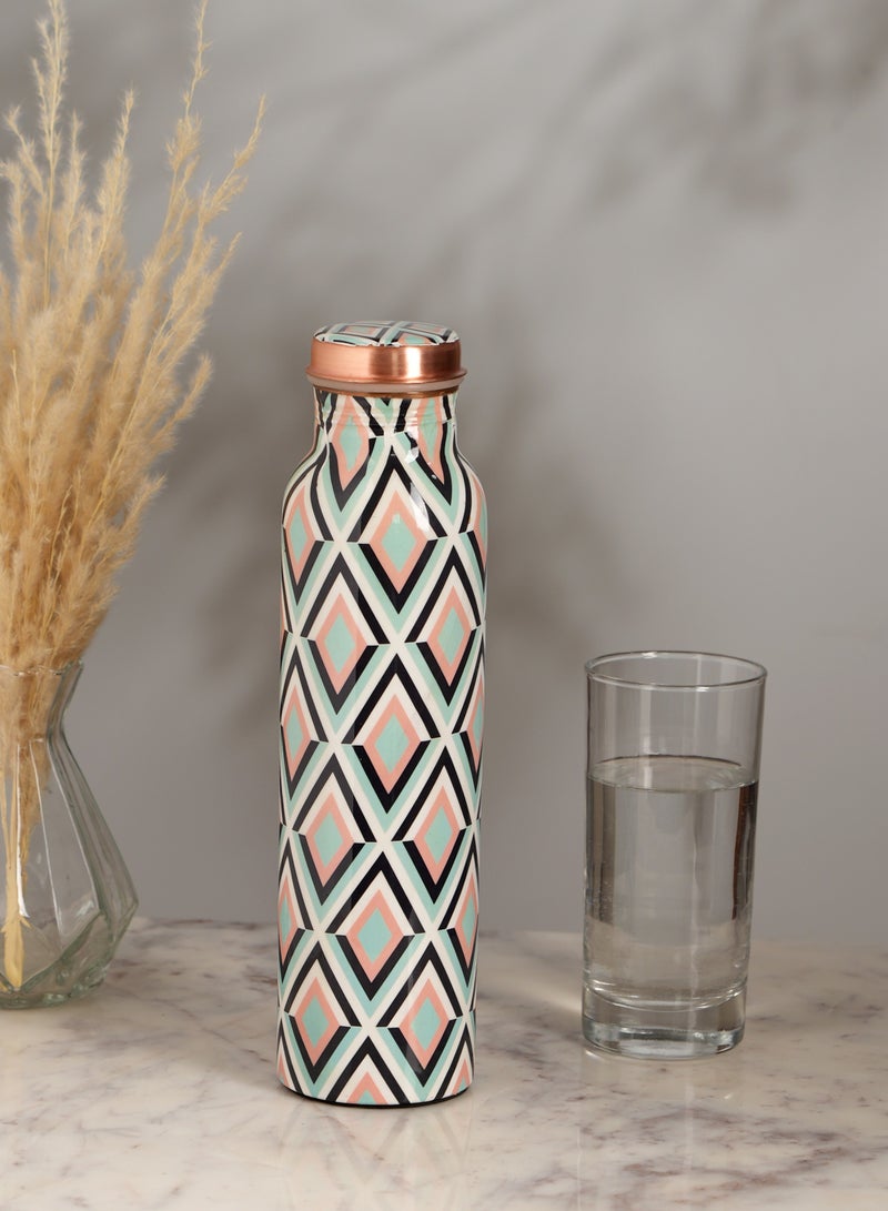 AVA PRINTED COPPER BOTTLE - Image 1