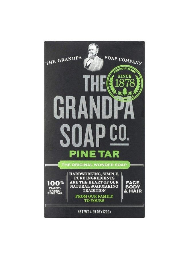 GRANDPA'S Grandpas Grandpa Pine Tar Soap Lg 4.25 Oz  - Image 1