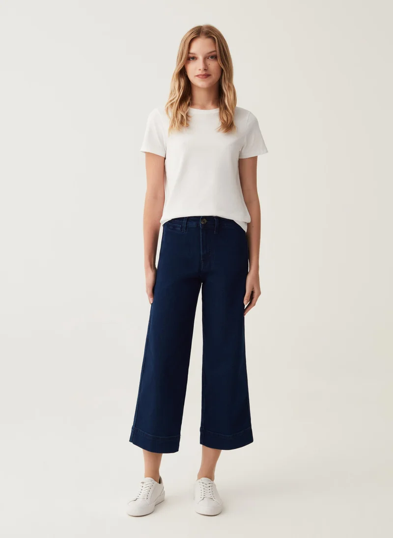 Ovs Wide-leg culotte jeans
