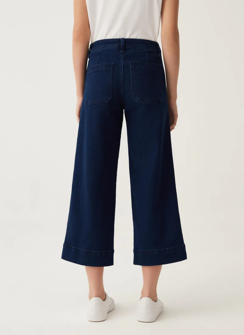Ovs Wide-leg culotte jeans
