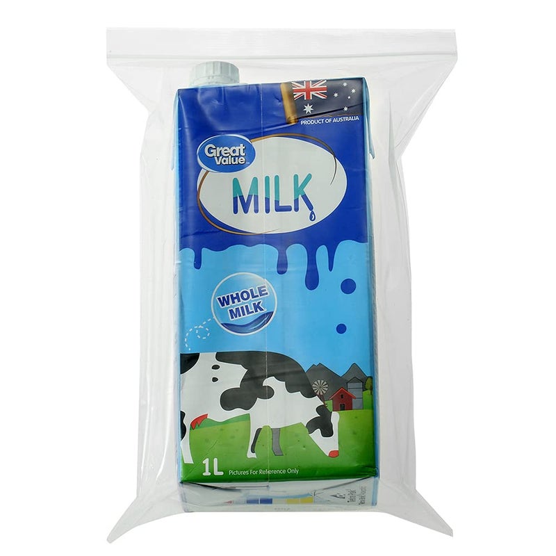 Macoota 100PCS 6" x 9" Thick 3 Mil Clear Zip Seal Lock Poly Bags Reclosable Plastic Bags With Zipper for Photo Cards Envelopes Snacks Seeds Storage - Image 3