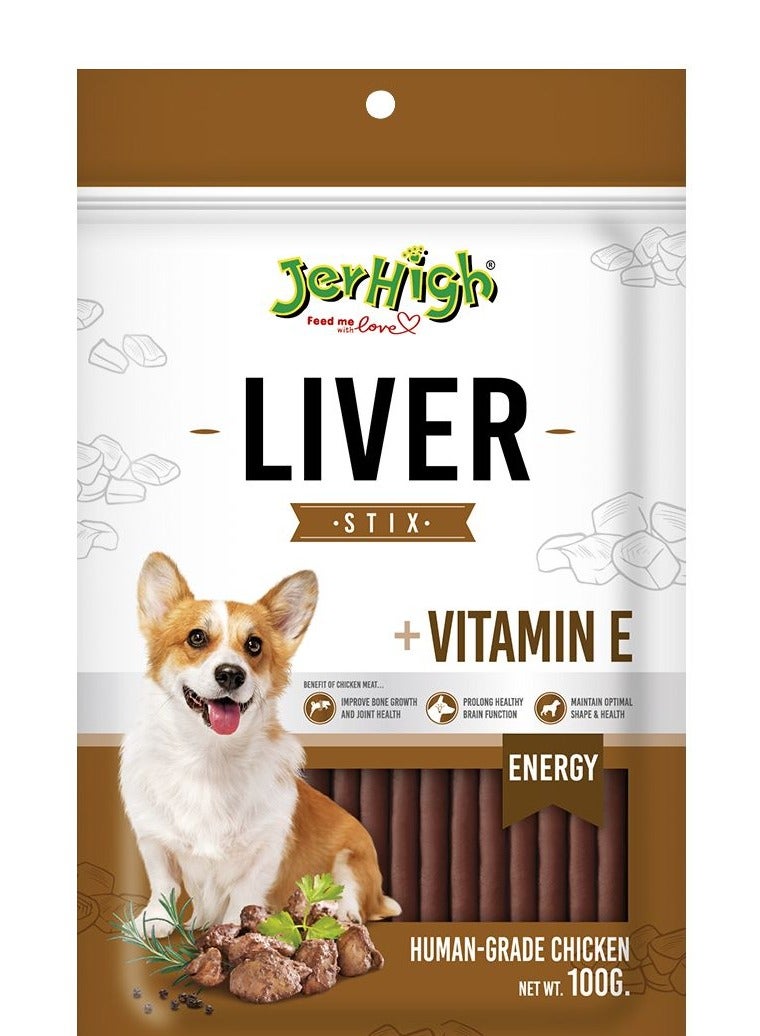 Jerhigh Liver Stix Dog Meaty Treat 100 Gm - Image 1