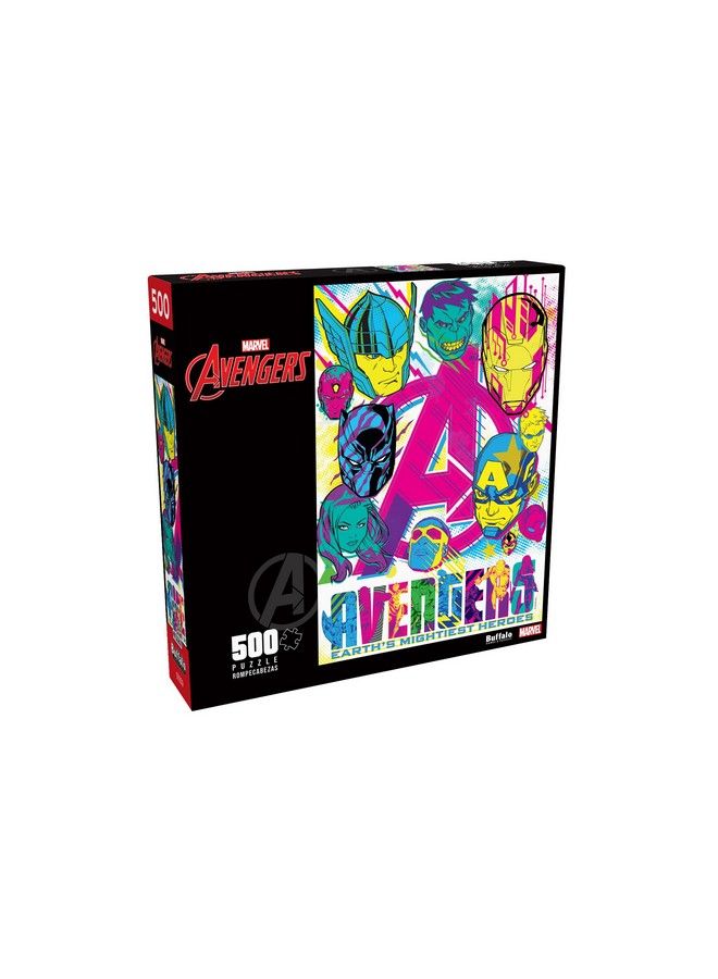 Buffalo Games Marvel Earth Mightiest Heroes 500 Piece Jigsaw Puzzle - Image 4