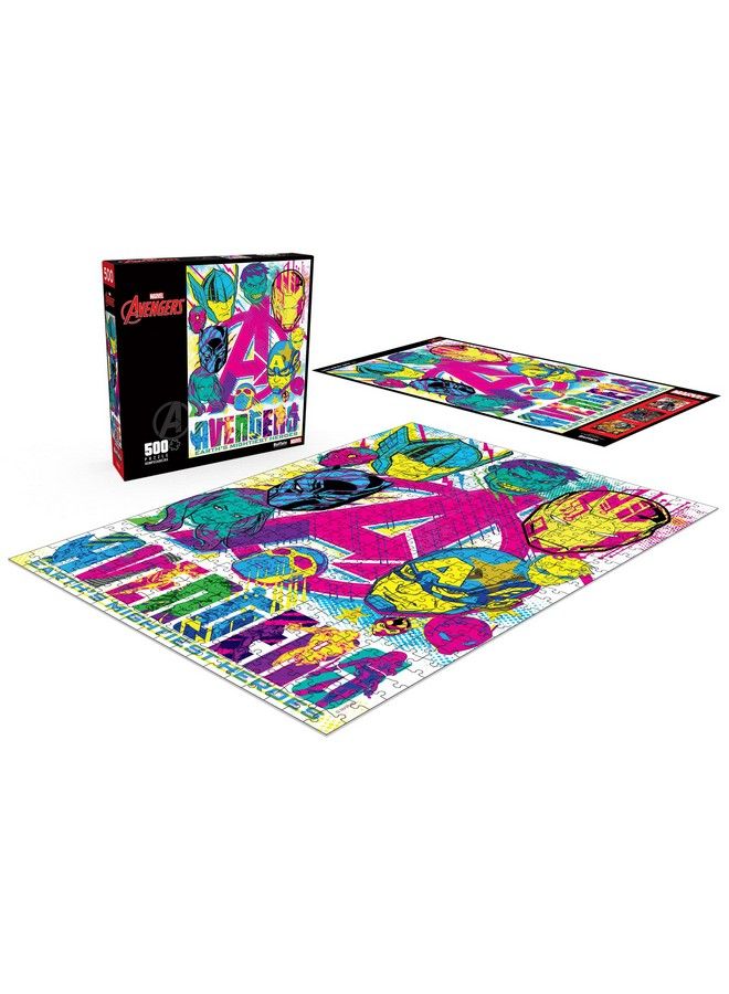 Buffalo Games Marvel Earth Mightiest Heroes 500 Piece Jigsaw Puzzle - Image 5
