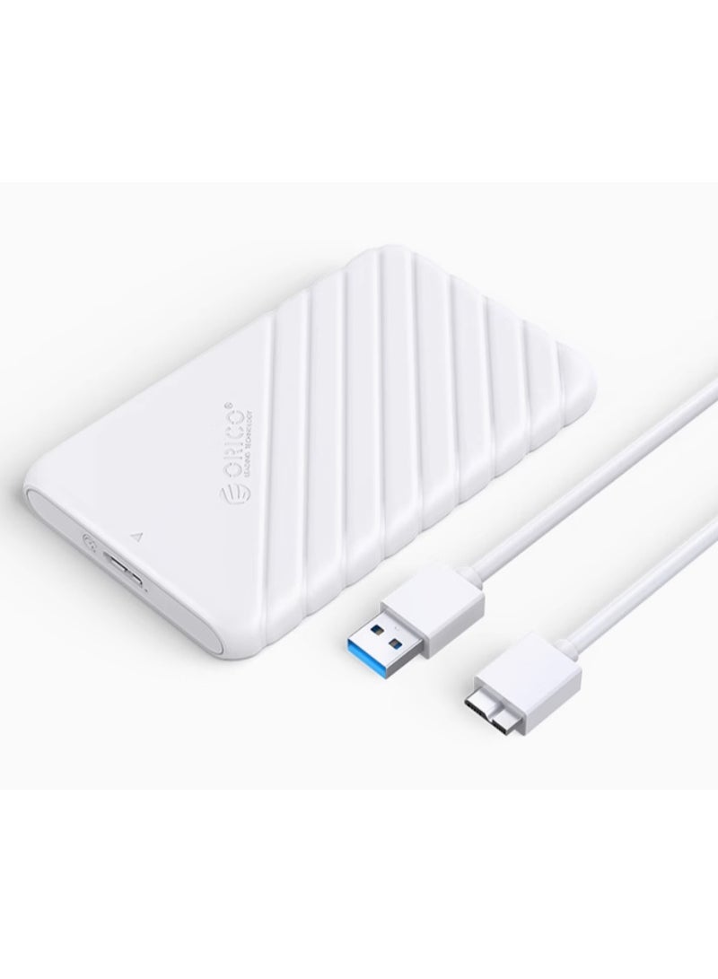 Orico ORICO 2.5 inch External Hard Drive Enclosure USB 3.0 to SATA III for 7mm and 9.5mm SATA HDD SSD 25PW1-U3 + 2189U3  - Image 1