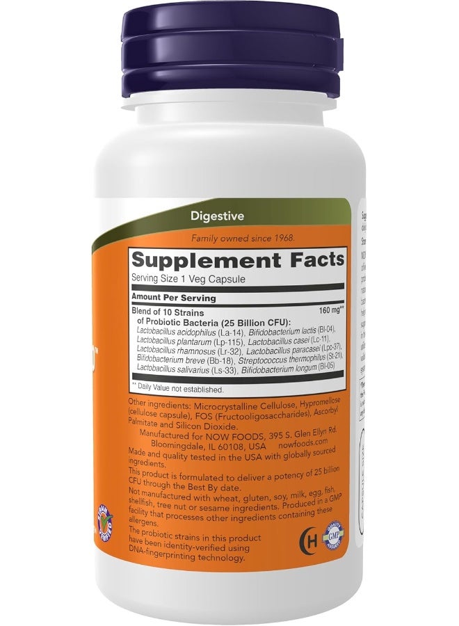 Now Foods Probiotic-10 - 100 Capsules - Image 2