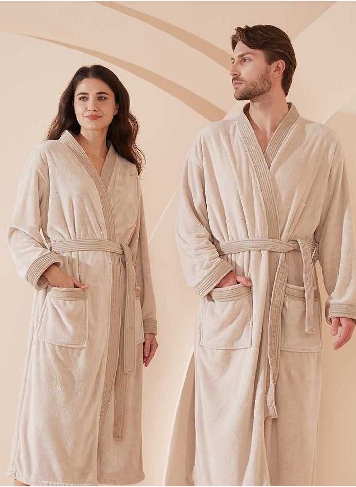 Reefi Reefi Modern Robe - Beige  - Image 1
