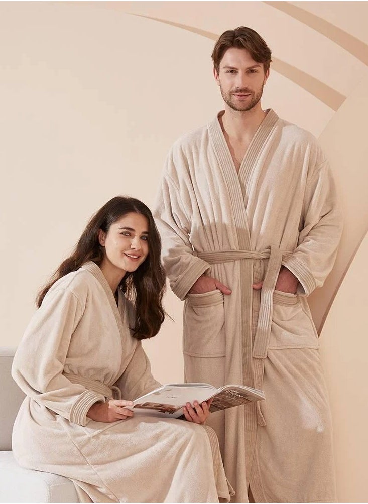 Reefi Reefi Modern Robe - Beige  - Image 5