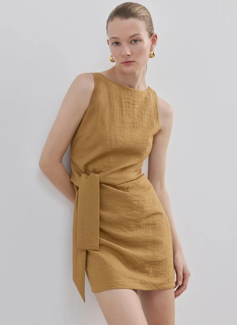 مانجو Bow short dress