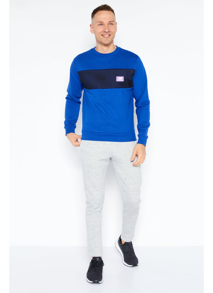 Men Sportswear Fit Training Sweatshirt, Blue - pzsku/Z229CE4E4DAB3E19A17DEZ/45/_/1724351145/c7c00bc2-6089-47c0-aaf4-5dcc3ed81054