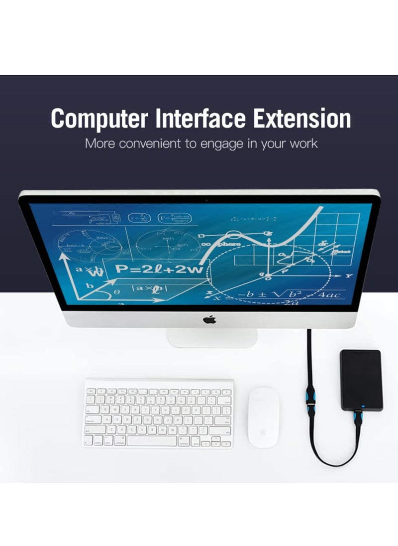 VENTION - Flat Usb 3.0 Tinned Copper Cable Super Speed Up to 5 Gbps Transmission Usb3.0 Extension 1 Meter - Image 1