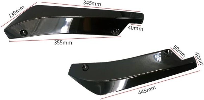 Wivplex Car Front Rear Bumper Spoiler Diffuser - Image 5