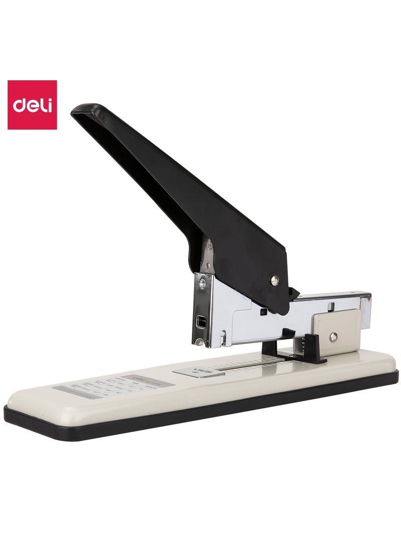 Deli E0394 Heavy Duty Stapler 1 piece, 80 Sheets Capacity Compatible with 23/6 and 23/13 Staples Grey 鈥?For Office Use - Image 1