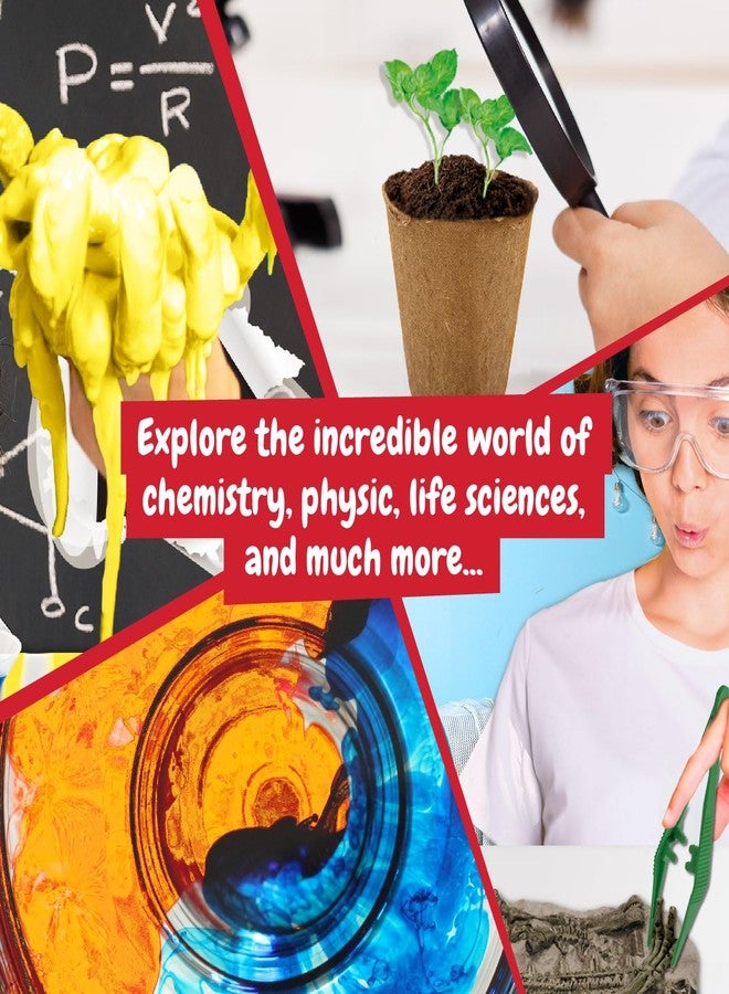 Science4you Science Lab for Kids - Science Kit with Experiments for Kids Age 6-8+, Chemistry Set to Create Crazy Dough, Colourful Explosions and Much More, Stem Toy and Gift for Boys and Girls Age 6+ - Image 5