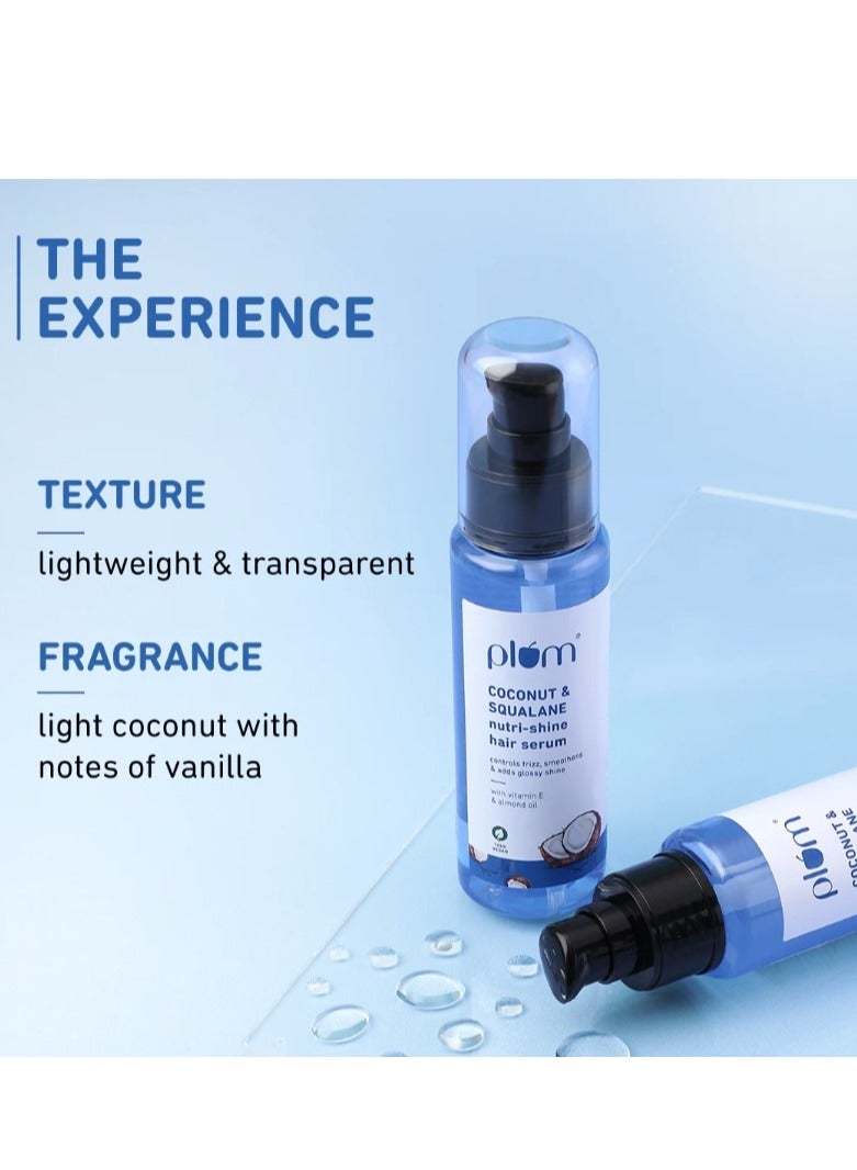 بلوم سيروم الشعر نوتري شاين بجوز الهند والبرقوق لشعر ناعم ولامع (75 مل) - Image 3